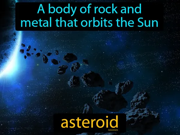 a body of rock and metal that orbits the Sun