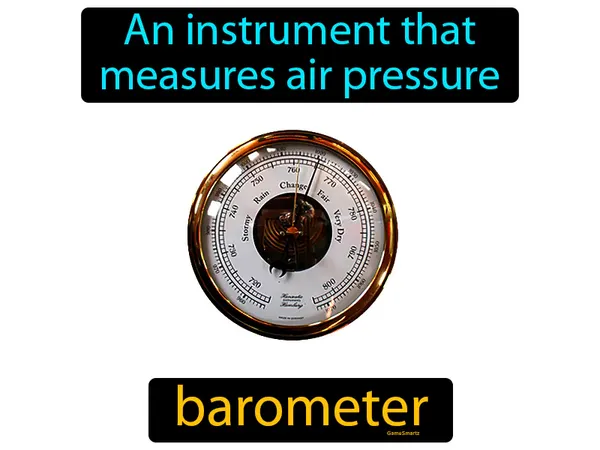 an instrument that measures air pressure