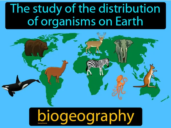 the study of the distribution of organisms on Earth