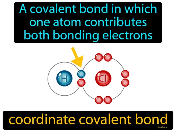 a covalent bond in which one atom contributes both bonding electrons