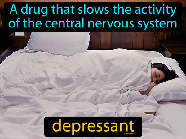 a drug that slows the activity of the central nervous system