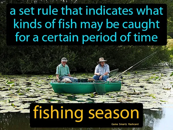 A set rule that indicates what kinds of fish may be caught for a certain period of time