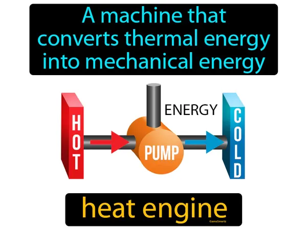 a machine that converts thermal energy into mechanical energy