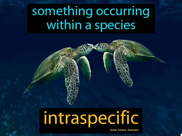 Something occurring within a species