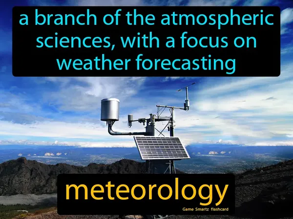 A branch of the atmospheric sciences, with a focus on weather forecasting