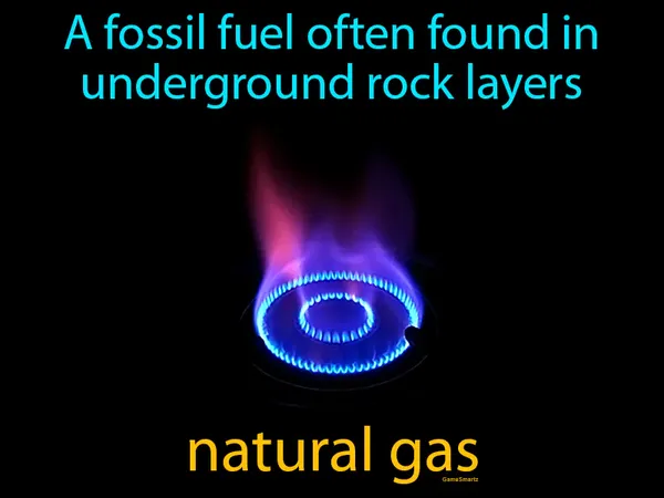 a fossil fuel often found in underground rock layers