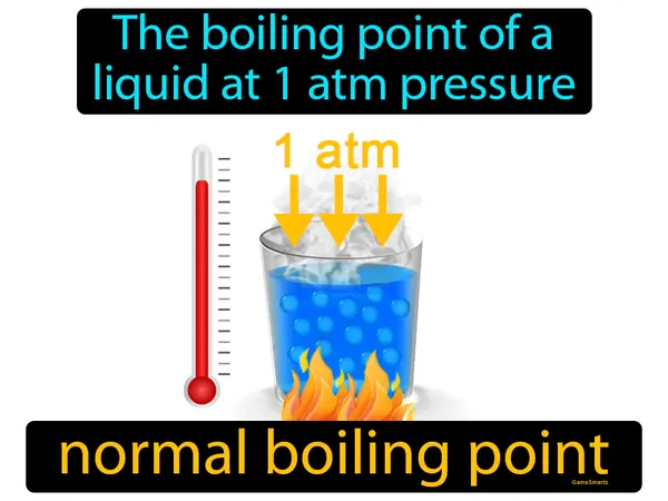 the boiling point of a liquid at 1 atm pressure