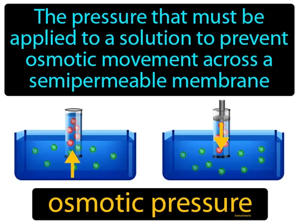 the pressure that must be applied to a solution to prevent osmotic movement across a semipermeable membrane