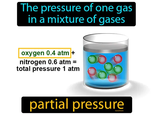 the pressure of one gas in a mixture of gases