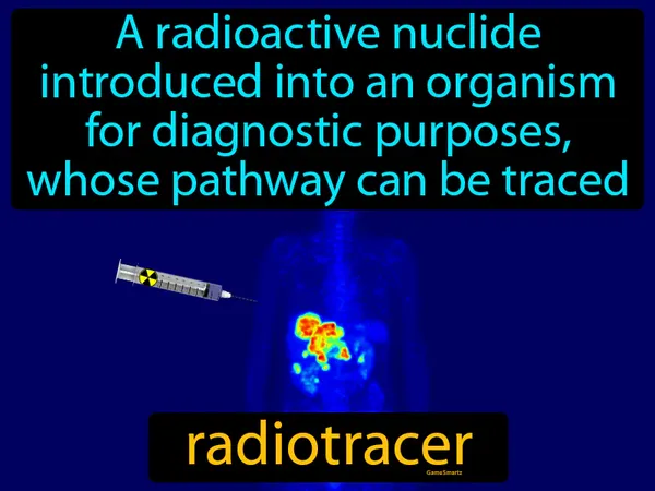 a radioactive nuclide introduced into an organism for diagnostic purposes, whose pathway can be traced