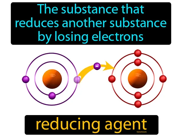 the substance that reduces another substance by losing electrons