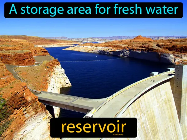 a storage area for fresh water