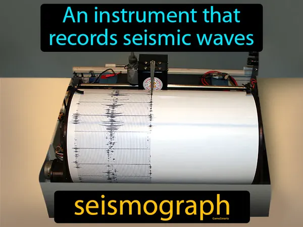 an instrument that records seismic waves
