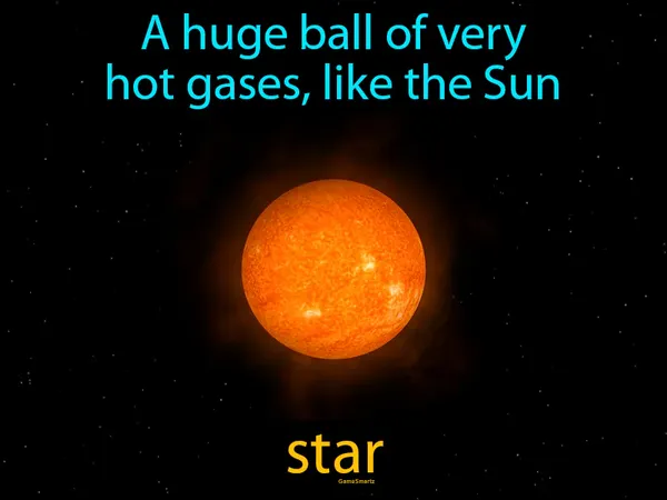 a huge ball of very hot gases, like the Sun