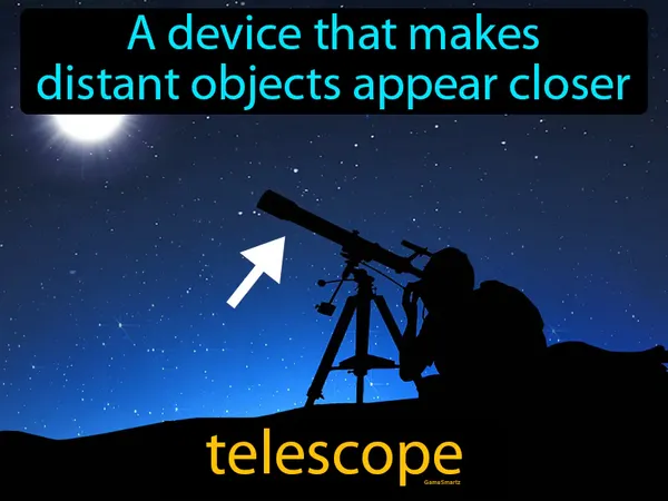a device that makes distant objects appear closer