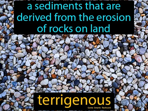 A sediments that are derived from the erosion of rocks on land