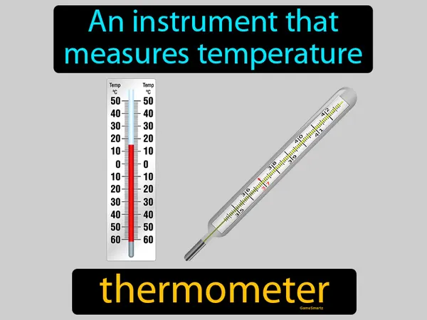 an instrument that measures temperature