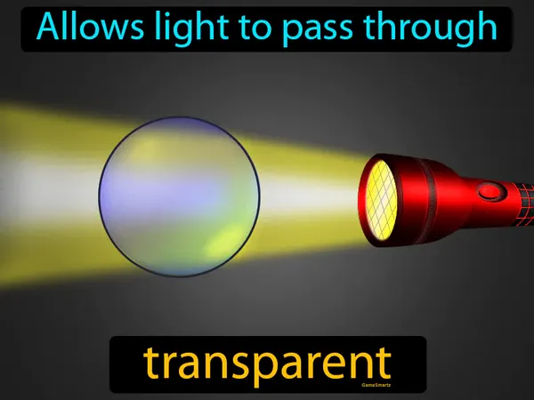 allows light to pass through