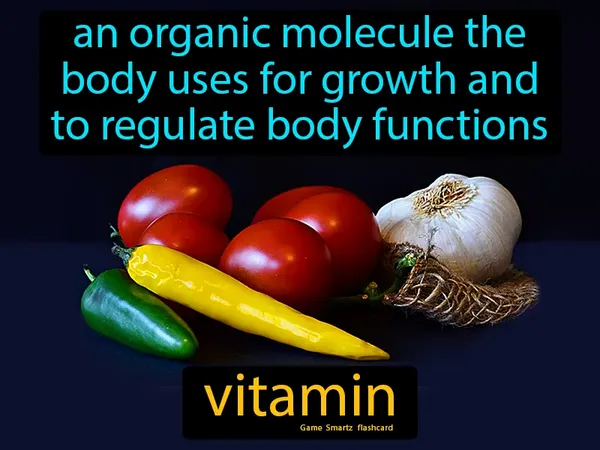 an organic molecule the body uses for growth and to regulate body functions