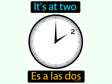 it's at two
