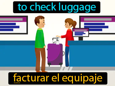 to check luggage