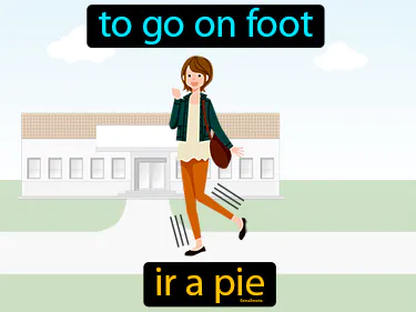 to go on foot