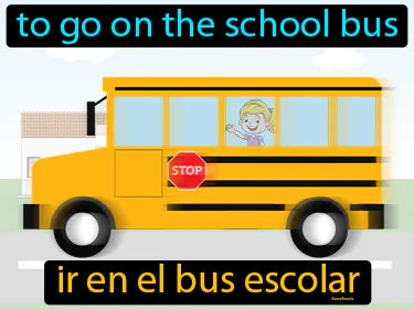 to go on the school bus