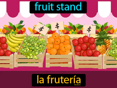 fruit stand