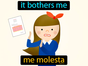 it bothers me