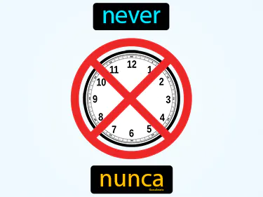 never