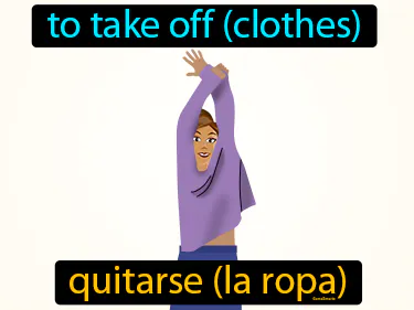 to take off (clothes)