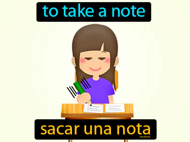 to take a note