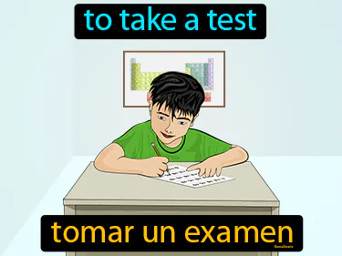 to take a test
