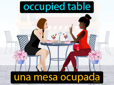 occupied table