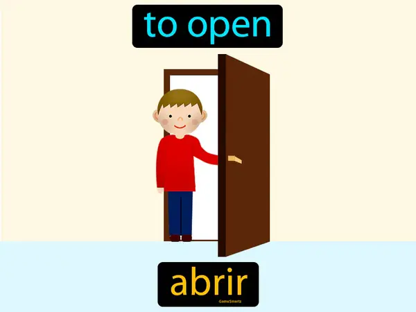 to open