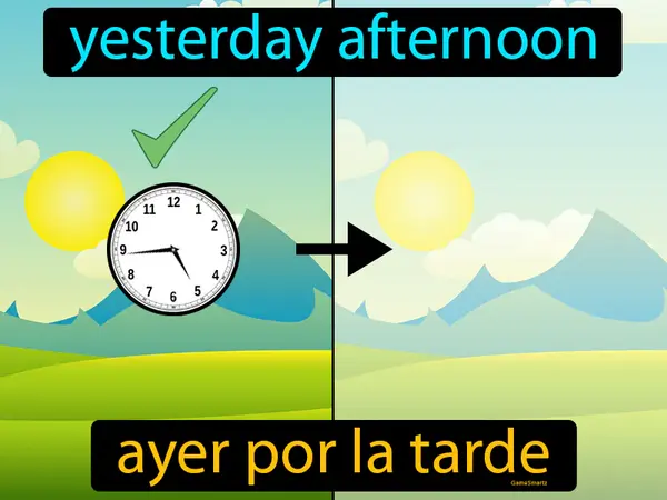 yesterday afternoon