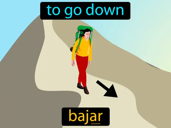 to go down