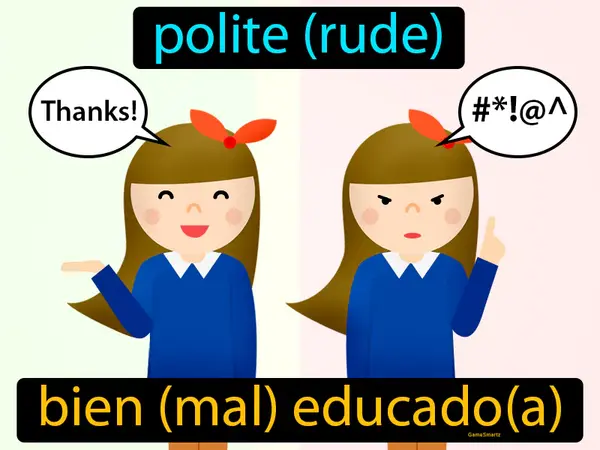 polite (rude)