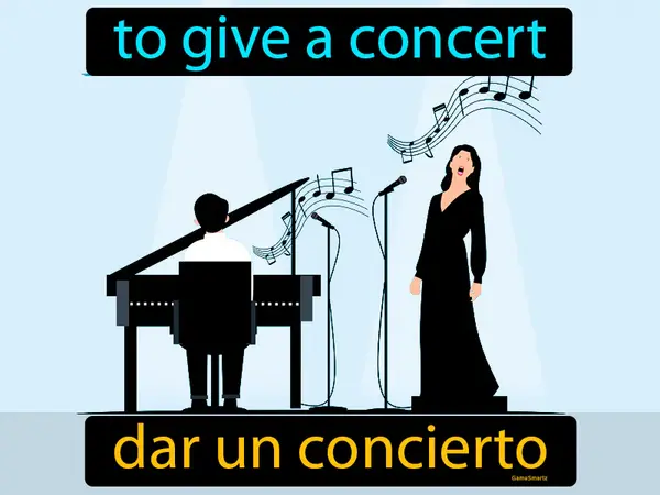 to give a concert