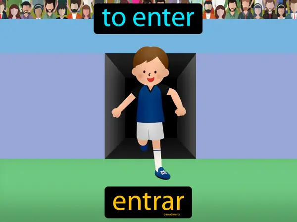 to enter