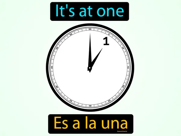 it's at one