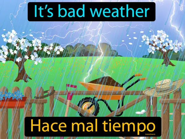 it’s bad weather