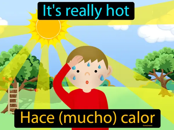 it's really hot