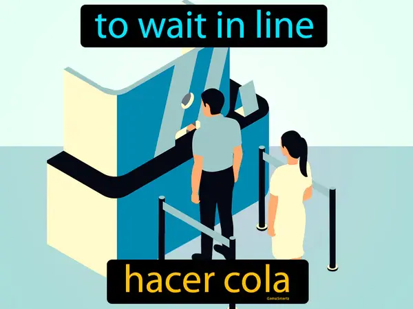 to wait in line