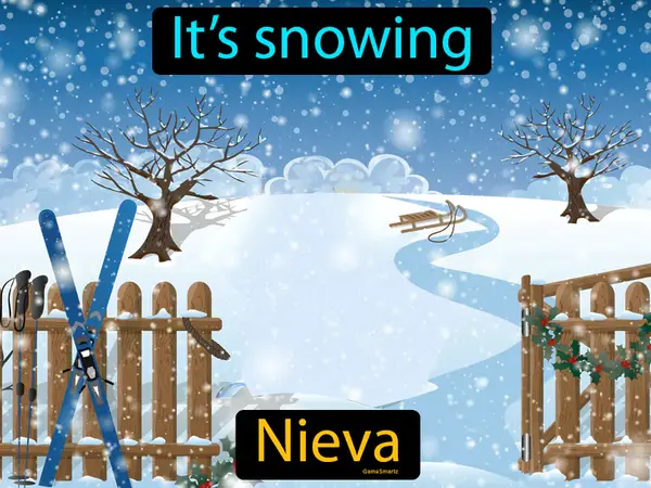 it’s snowing