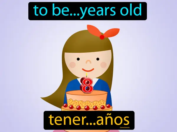 to be...years old