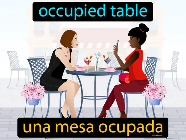 occupied table